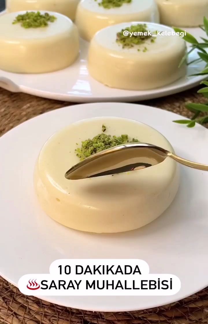 Turkish Saray Muhallebi Pudding
