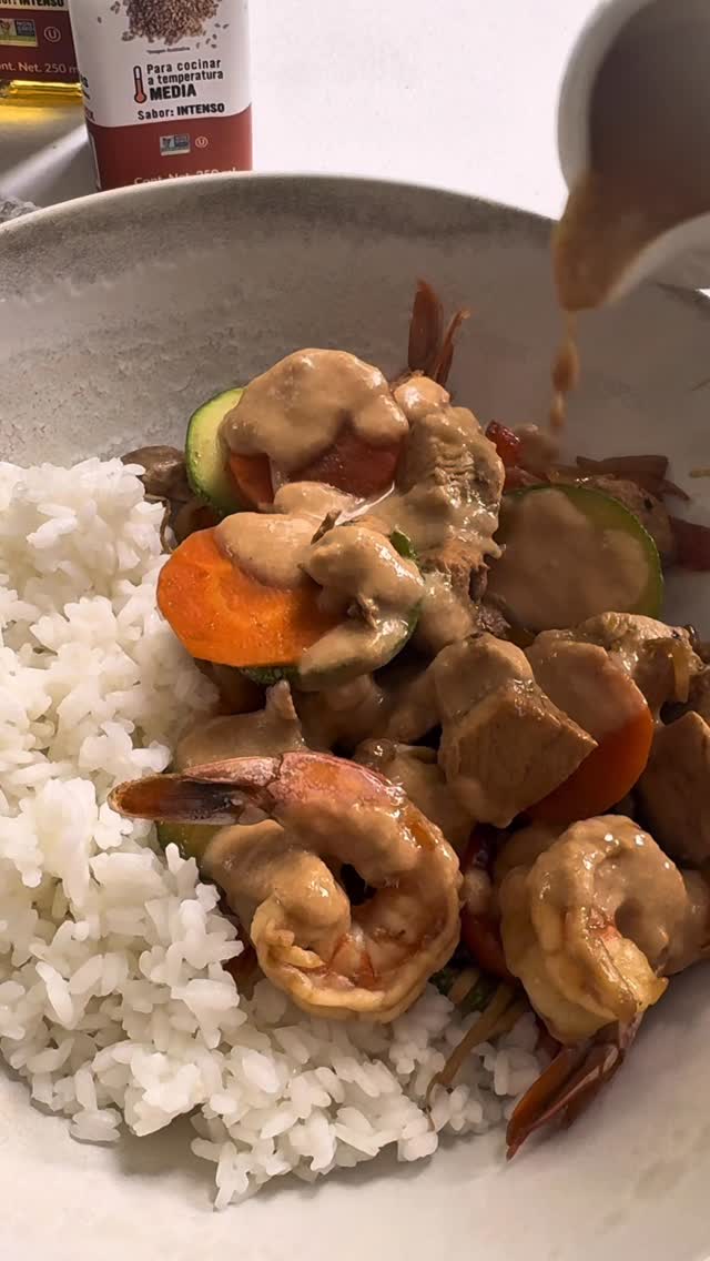 Chicken Teppanyaki with Peanut Sauce