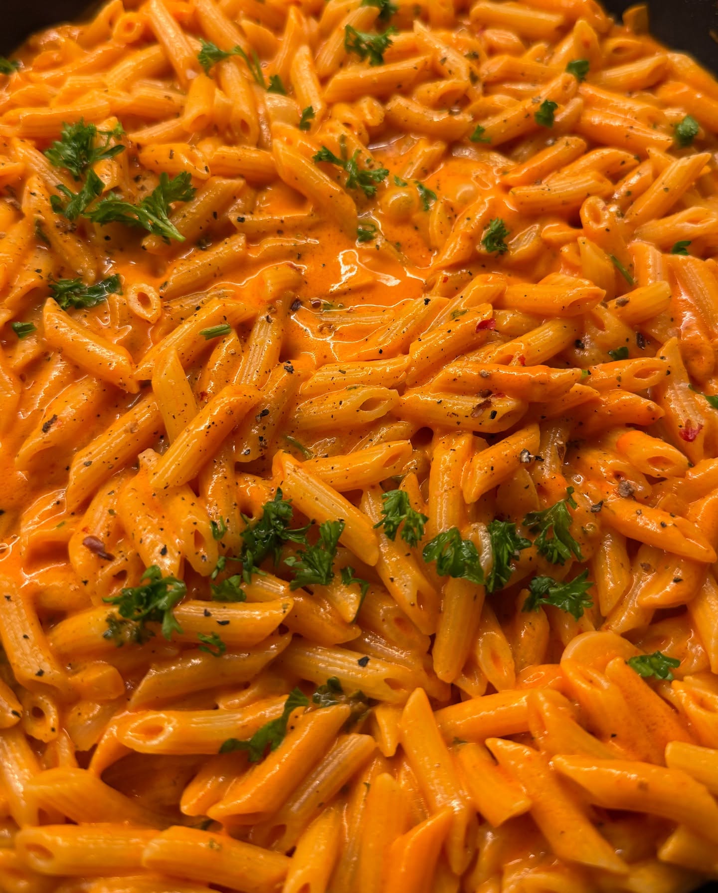 Pasta with Tomato Cream Sauce