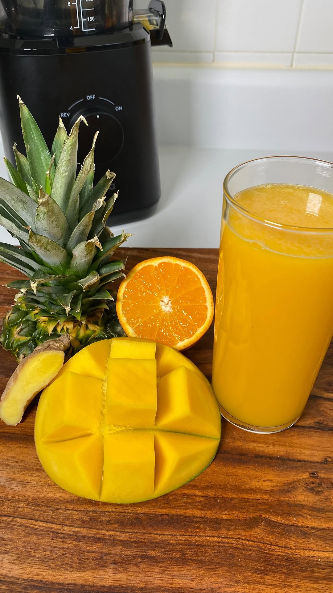 Fresh Mango Pineapple Orange Juice