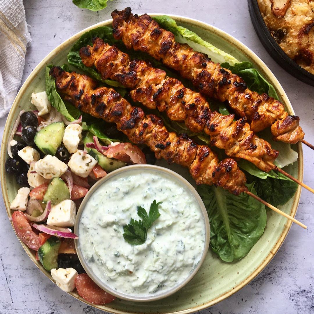 Greek Style Chicken Souvlaki