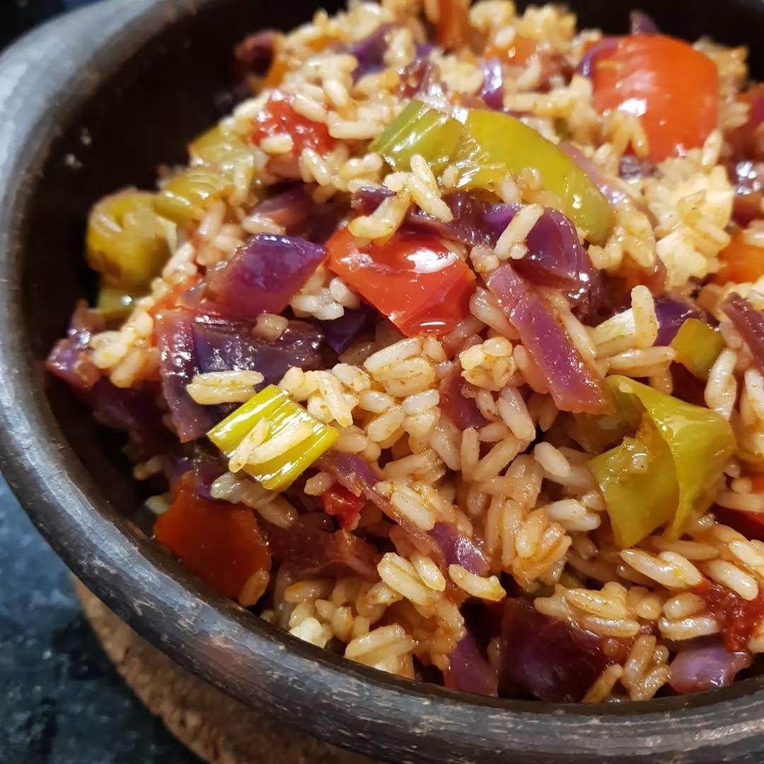 Stir-Fried Rice with Vegetables