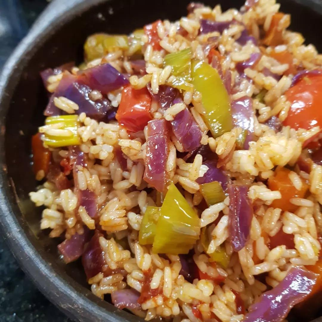 Stir-Fried Rice with Vegetables