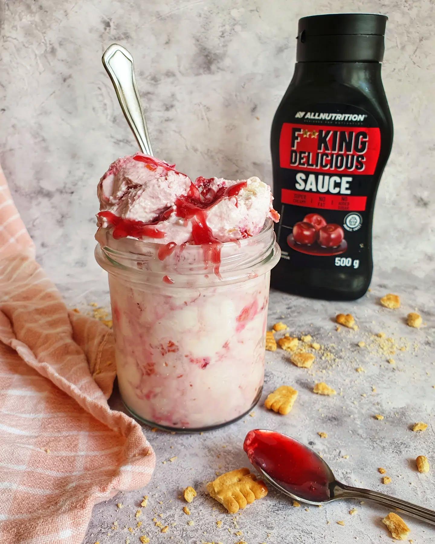 Frozen Cherry Cheesecake Dessert