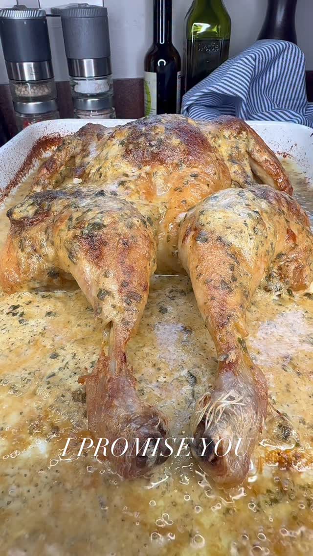 Creamy Wild Garlic Roast Chicken