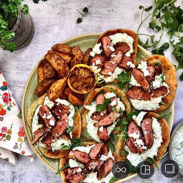 Greek Lamb Sandwiches