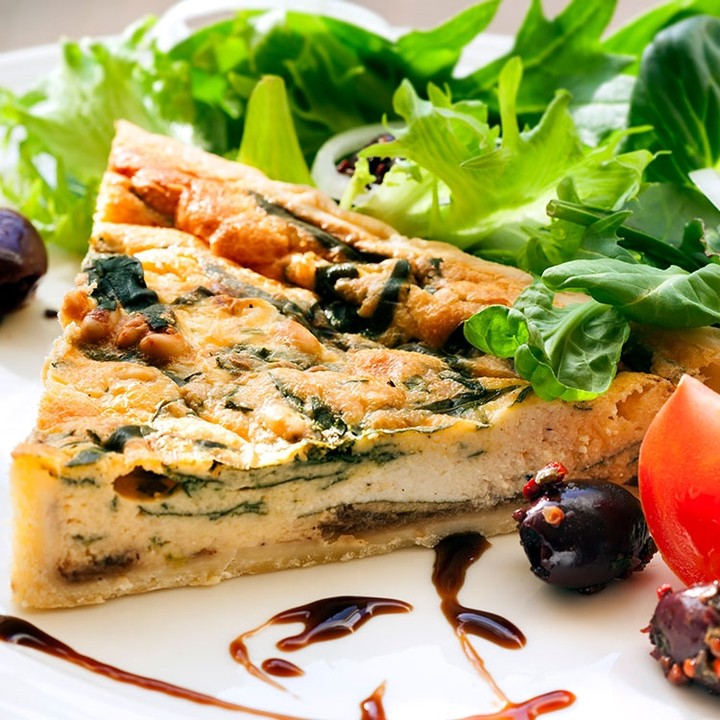 Kripalu Tofu Spinach Quiche
