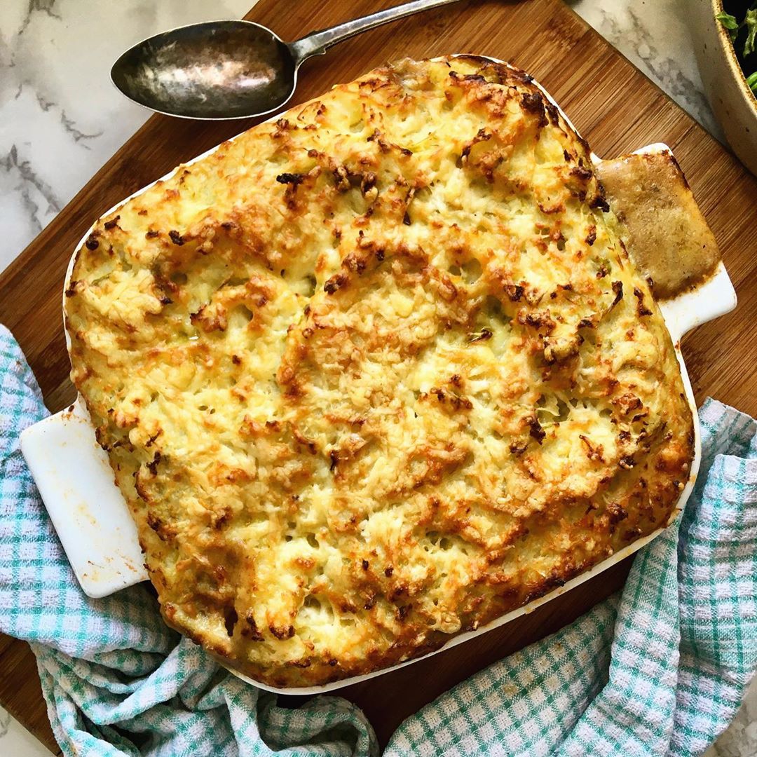 Cottage Pie with Cheesy Leek Mash