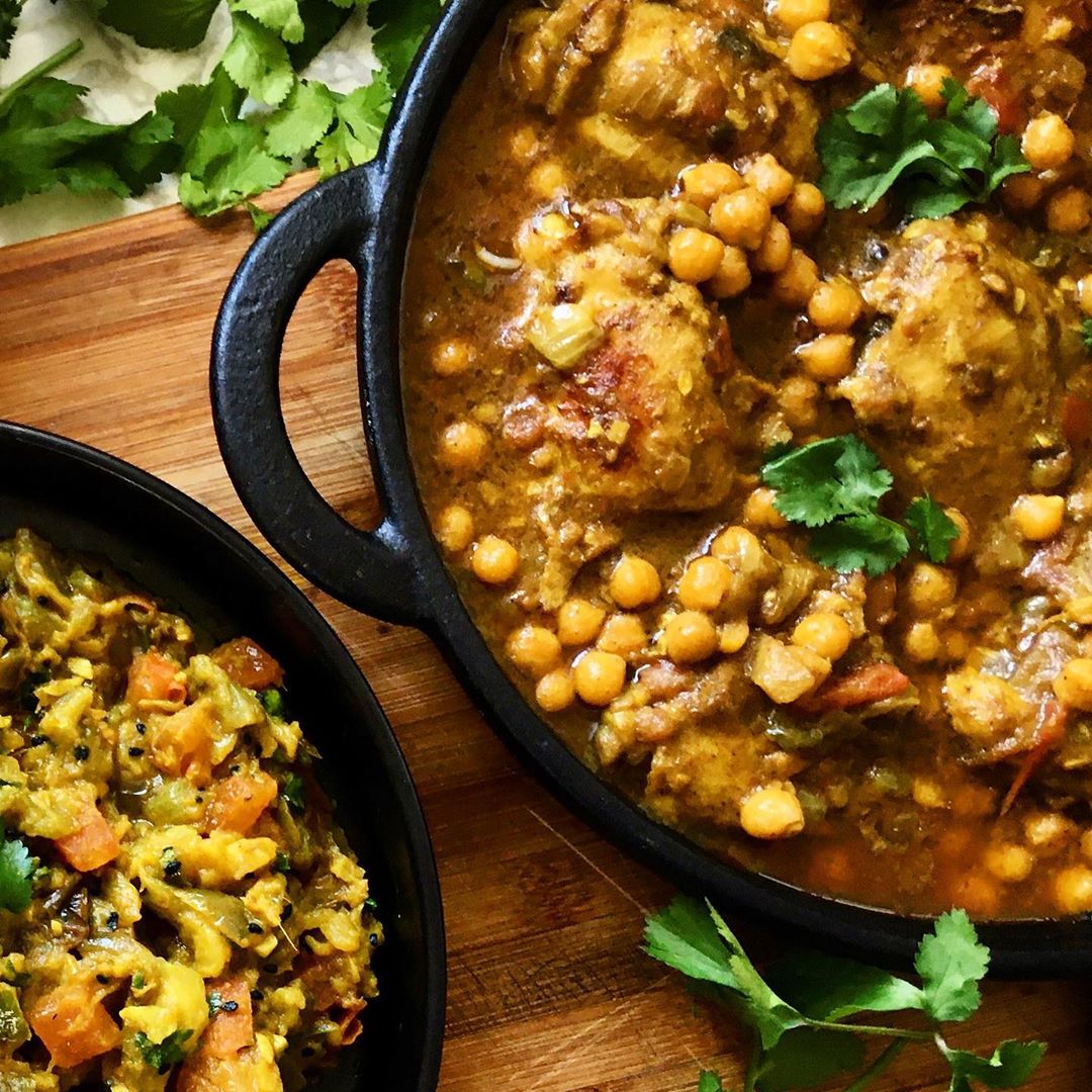 Simple Chicken and Chickpea Curry