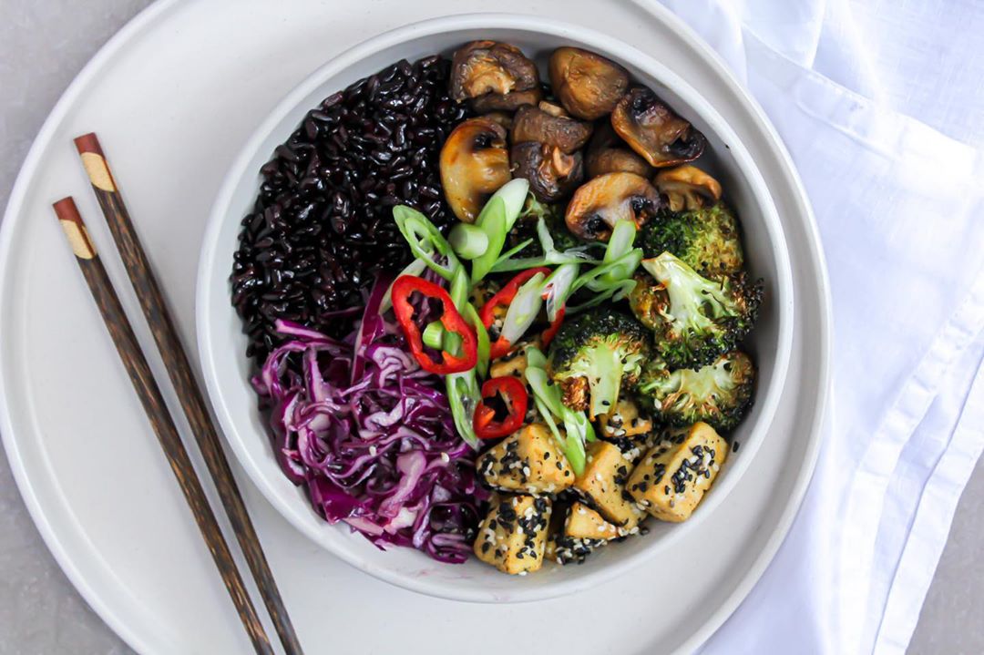 Healthy Bento Style Miso Bowl