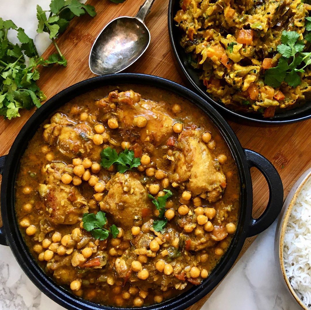 Coconut Chicken and Chickpea Curry