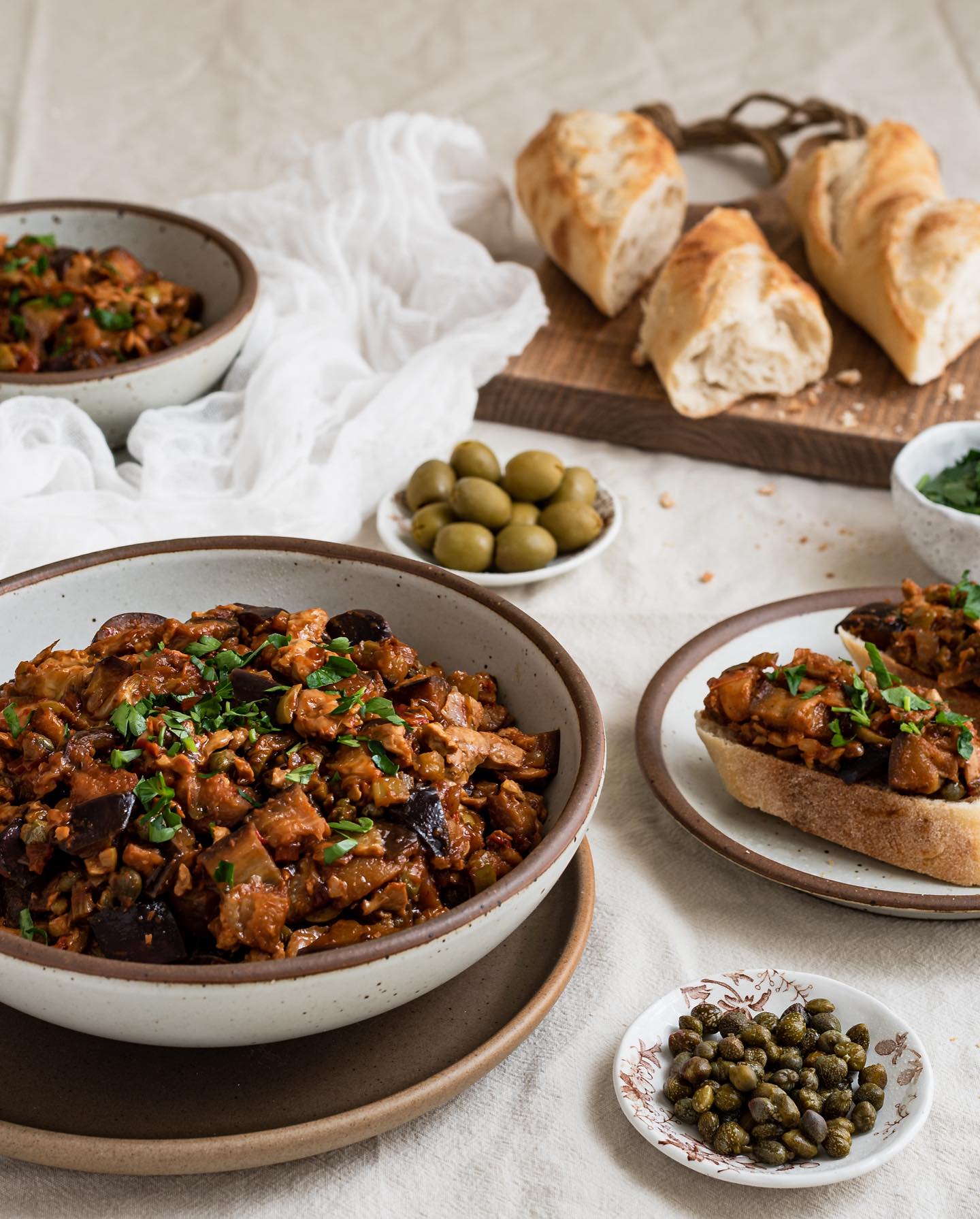 Plant-Based Tuna Caponata