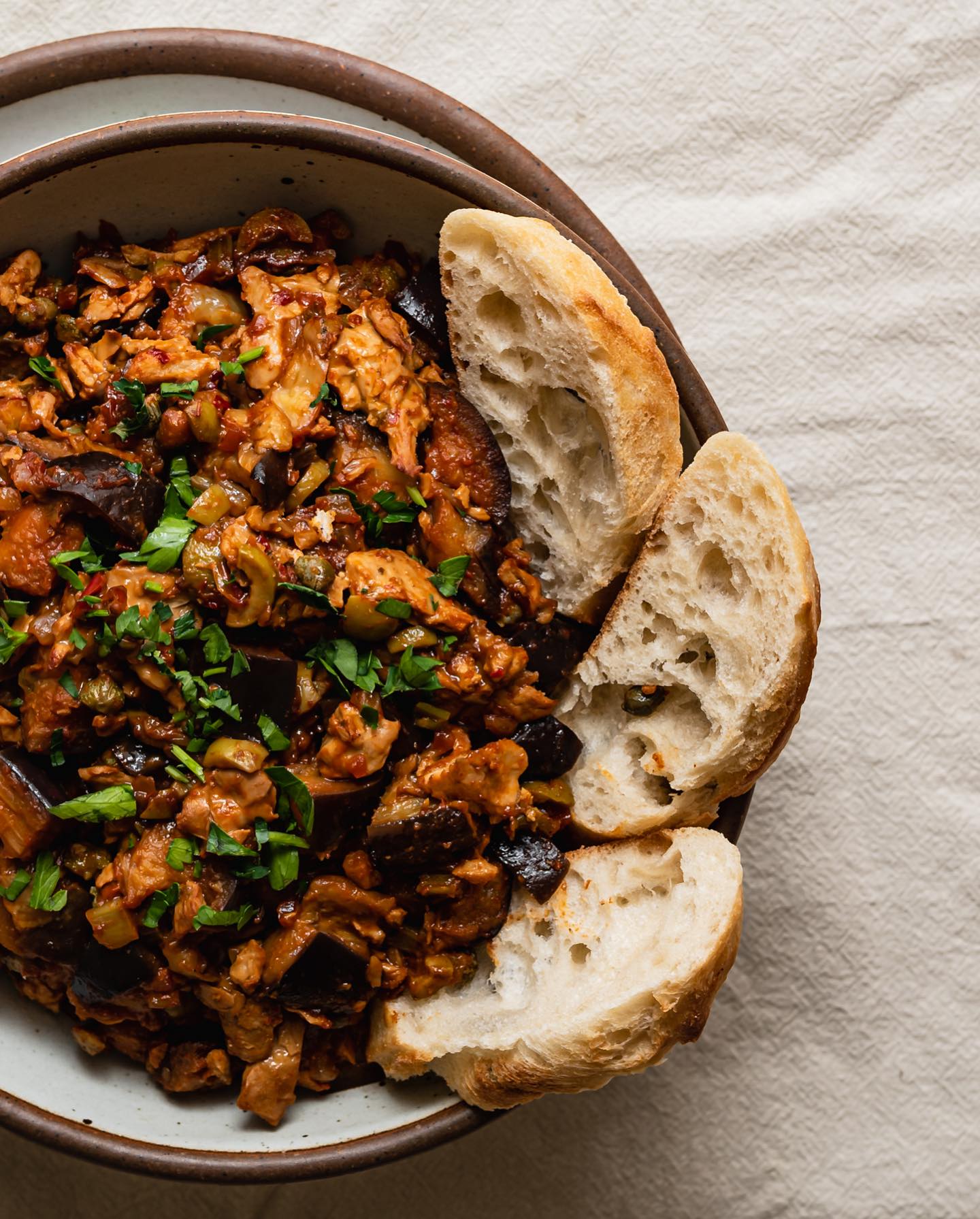 Plant-Based Tuna Caponata