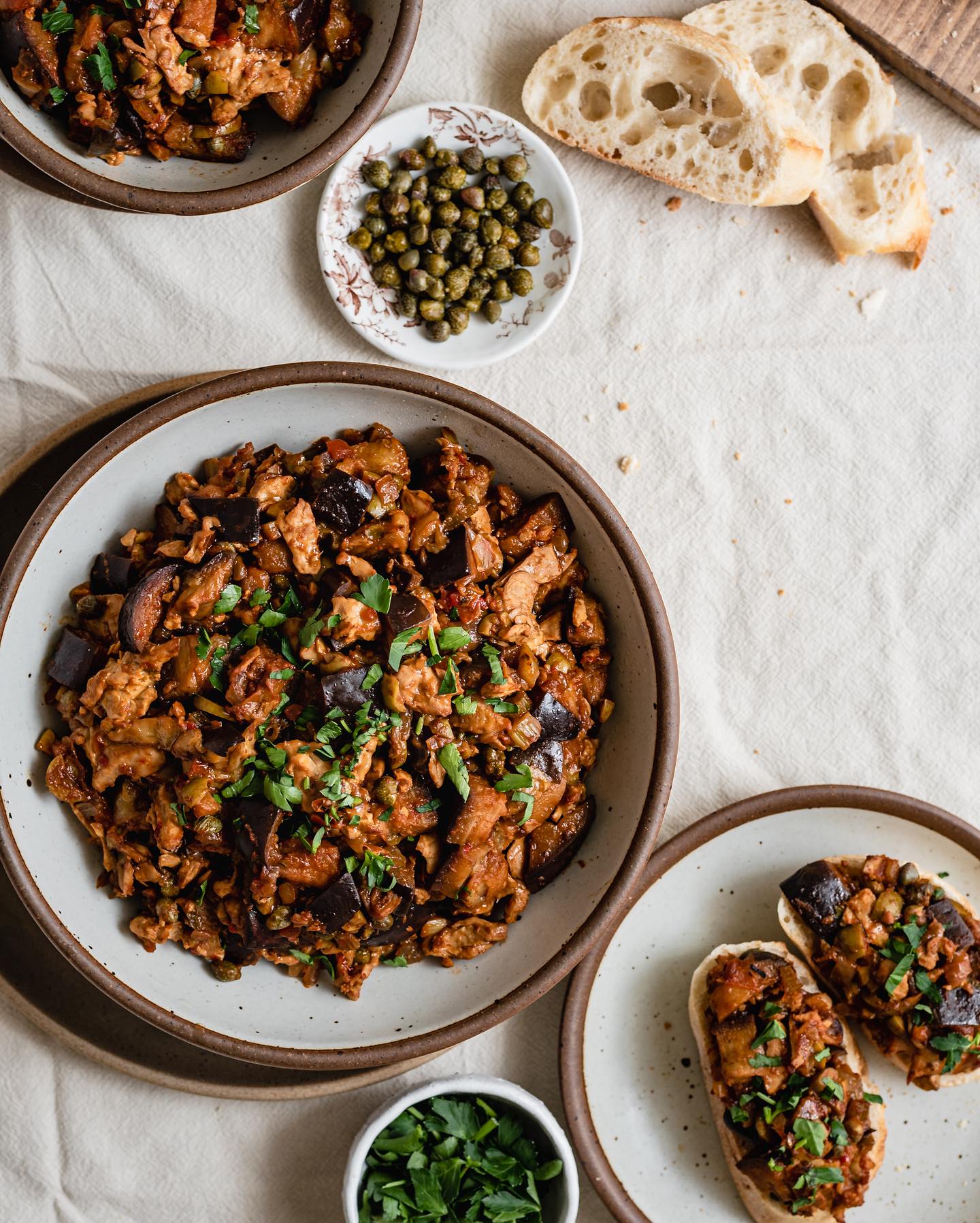Plant-Based Tuna Caponata
