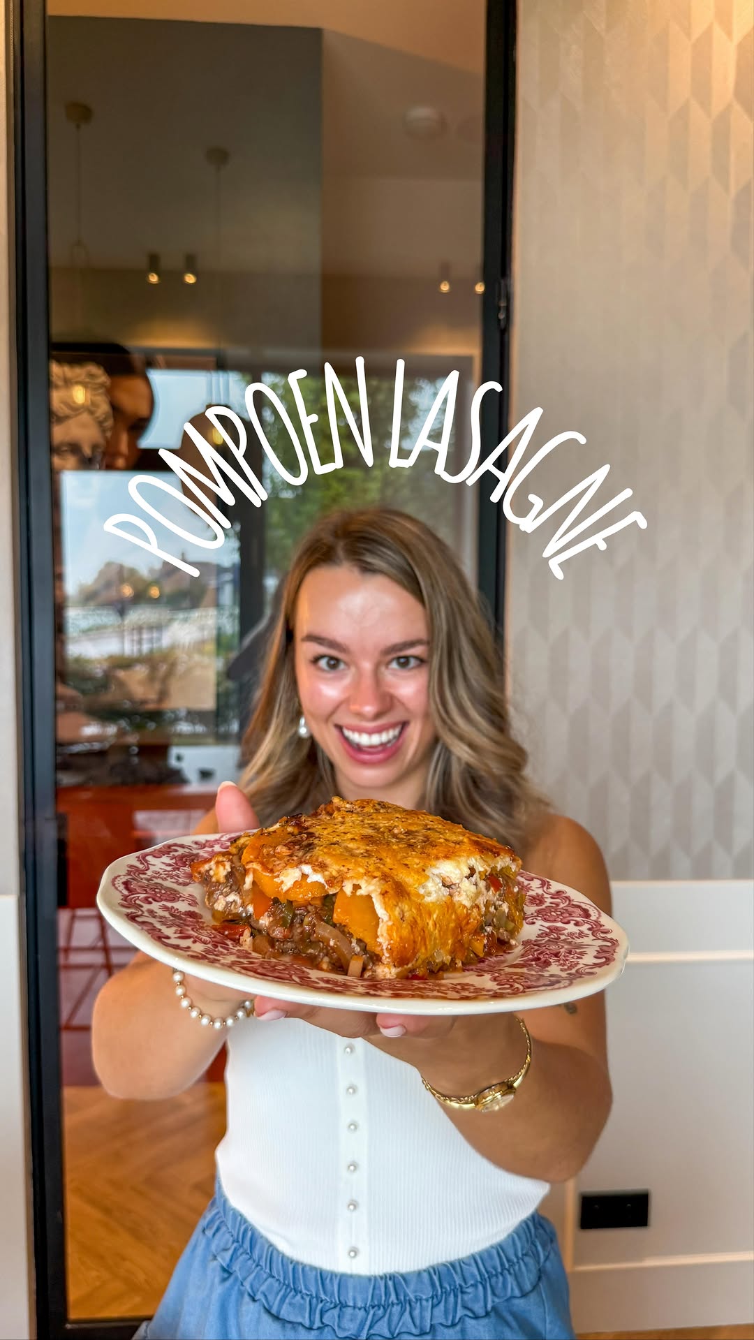 Pumpkin Lasagna with Ground Beef