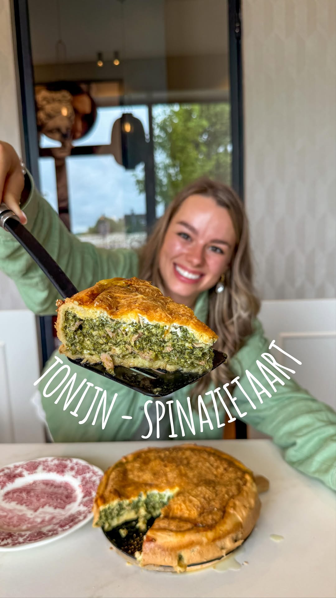 5-Ingredient Tuna Spinach Quiche