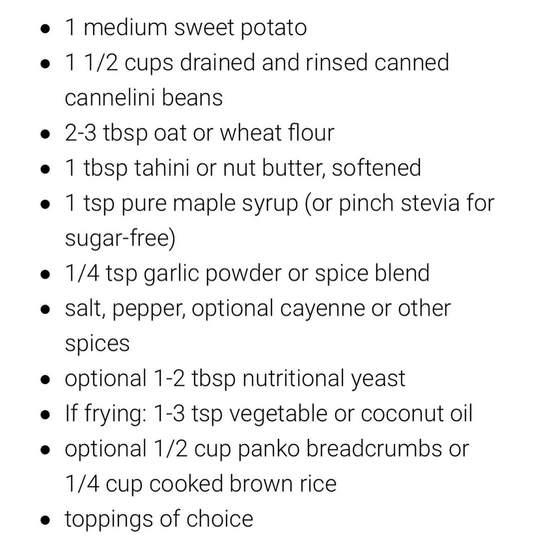 Sweet Potato Black Bean Vegan Burgers