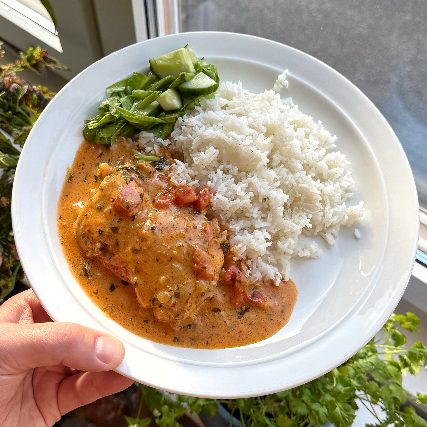 Pan-Fried Chicken Thighs with Lemon Basil Sauce