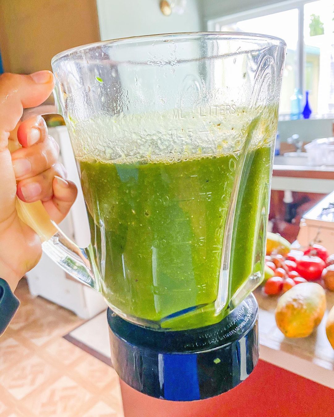 Papaya and Passion Fruit Smoothie