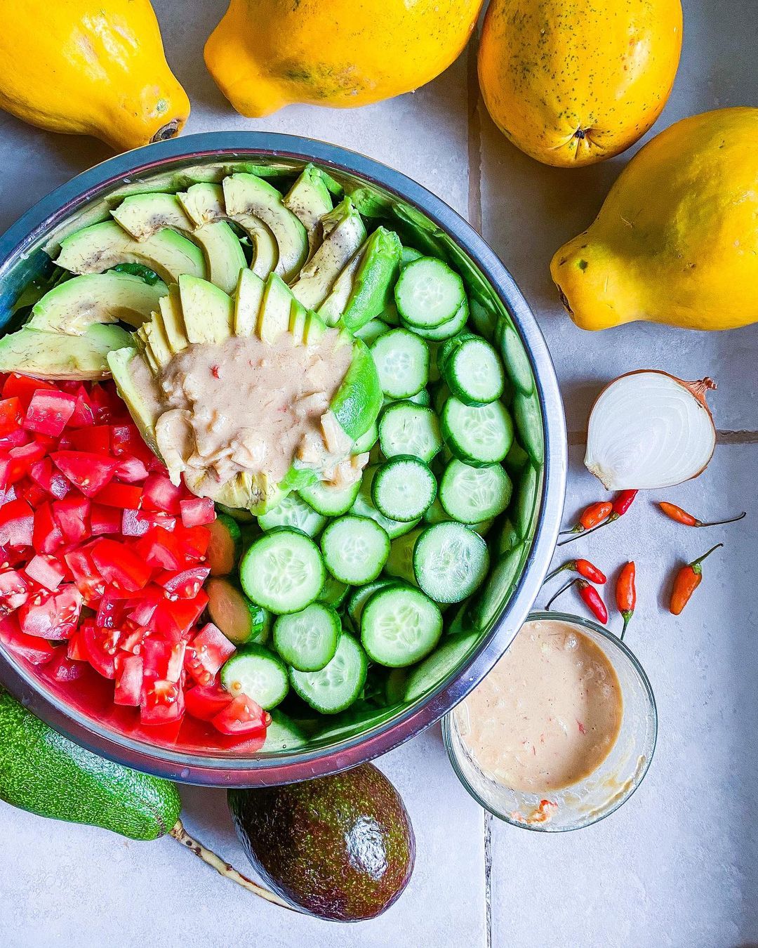 Easy Tahini Lime Salad Dressing