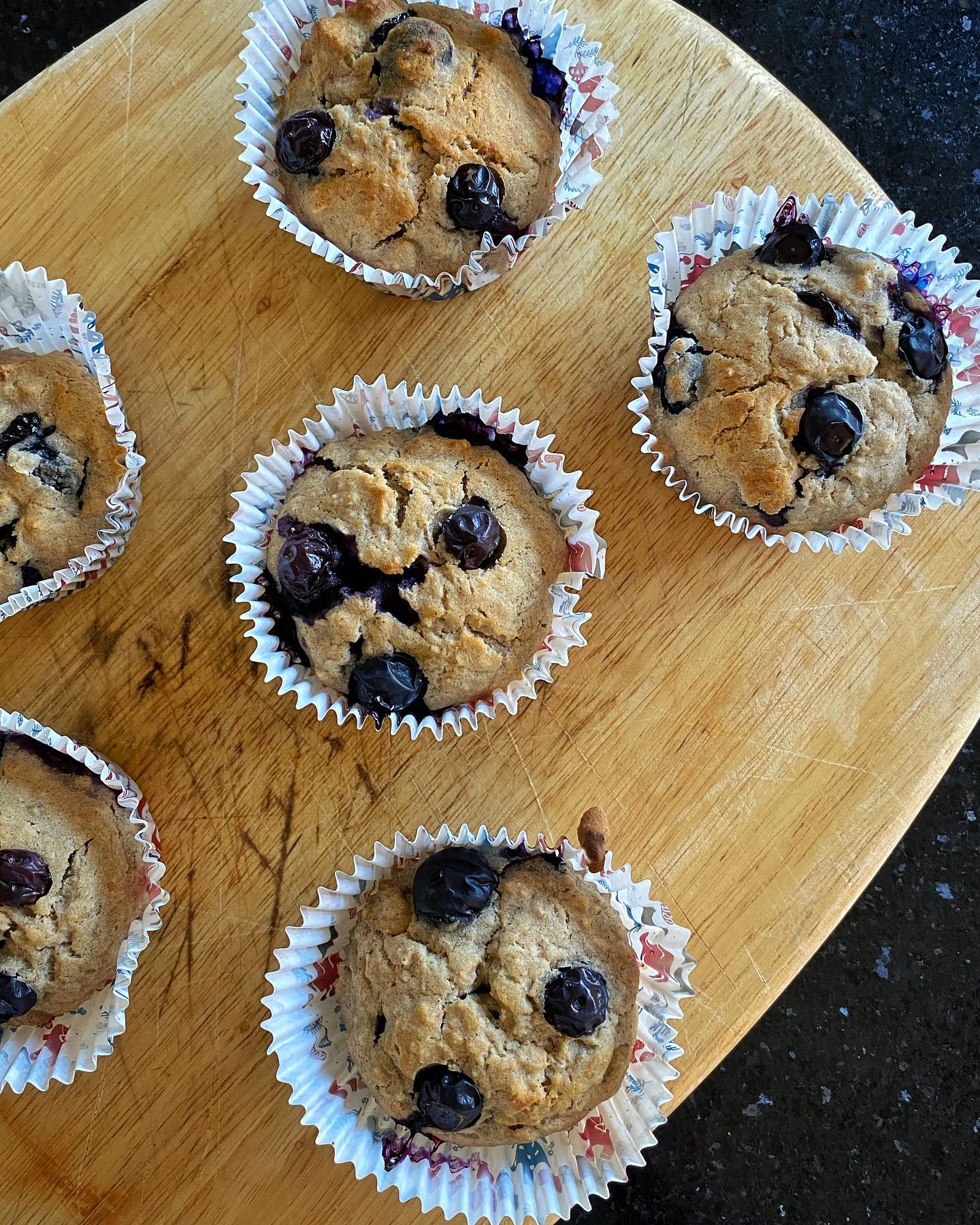 Gluten-Free Vegan Blueberry Muffins