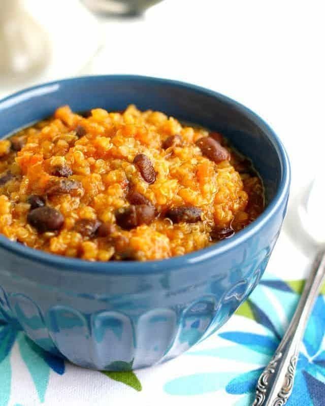 Vegan Quinoa Chili with Butternut Squash and Black Beans