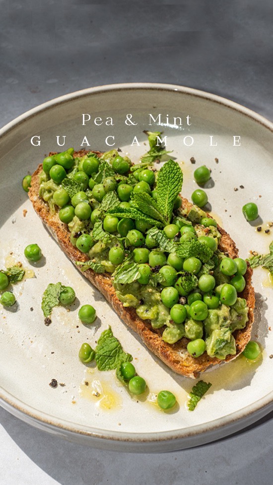 Creamy Pea and Mint Guacamole