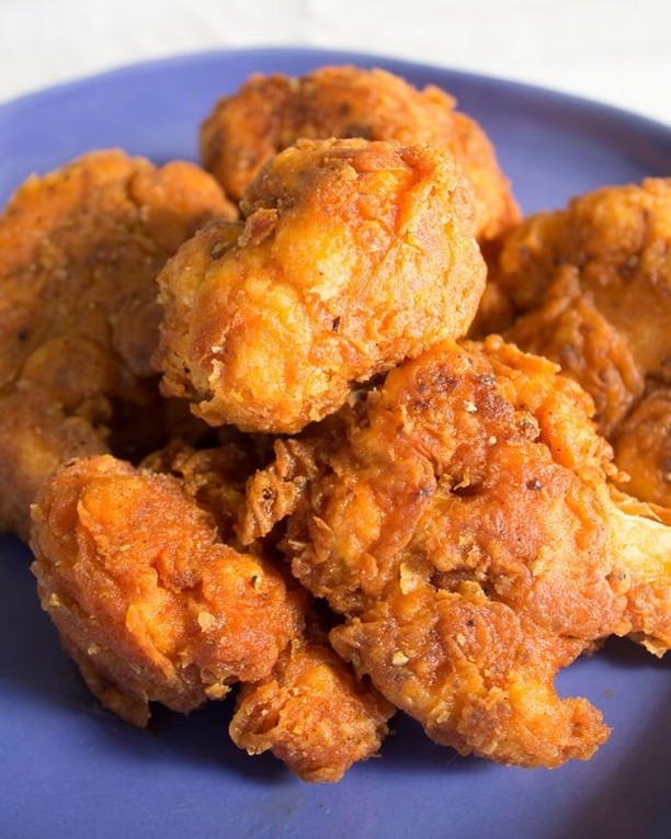 Spicy Fried Cauli Chicken Wings
