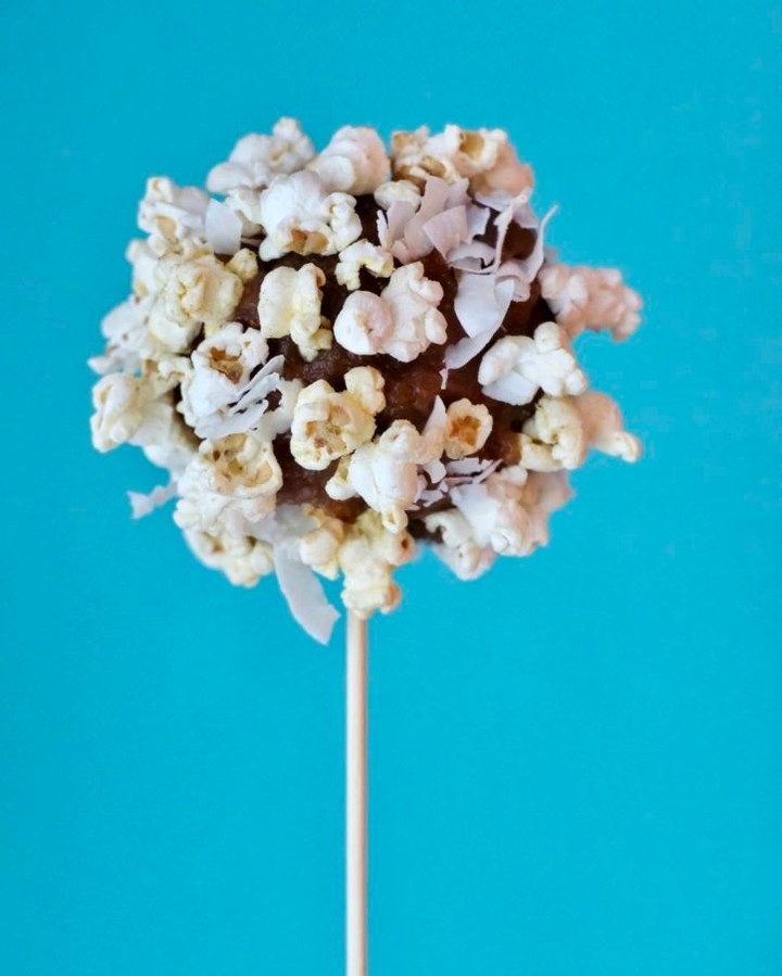 Caramel Popcorn Candy Apples