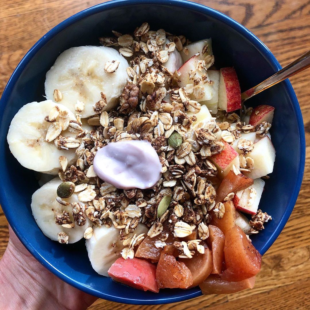 Oil-Free Tahini Granola with Seeds and Nuts