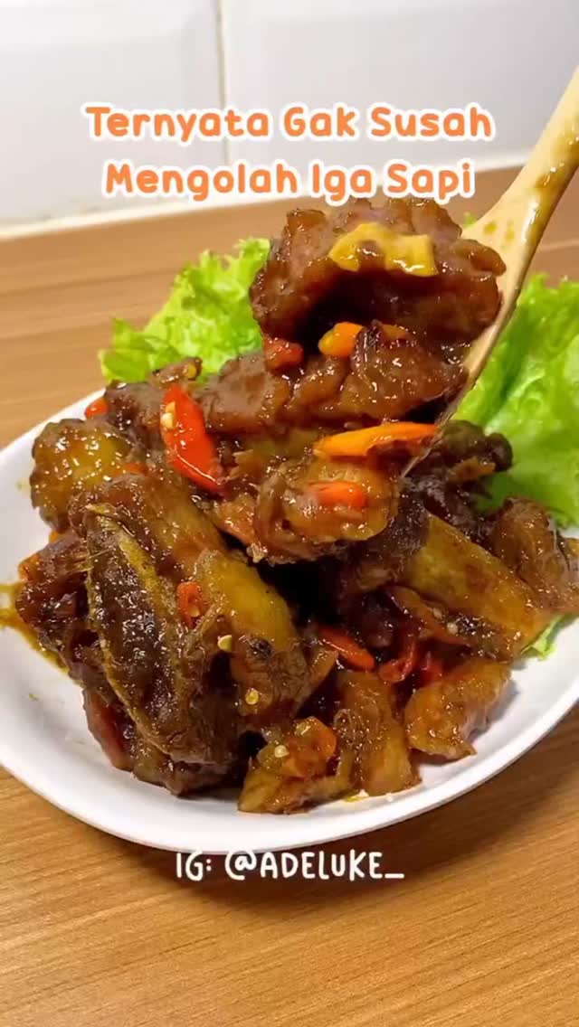 Indonesian Spicy Sweet Beef Ribs