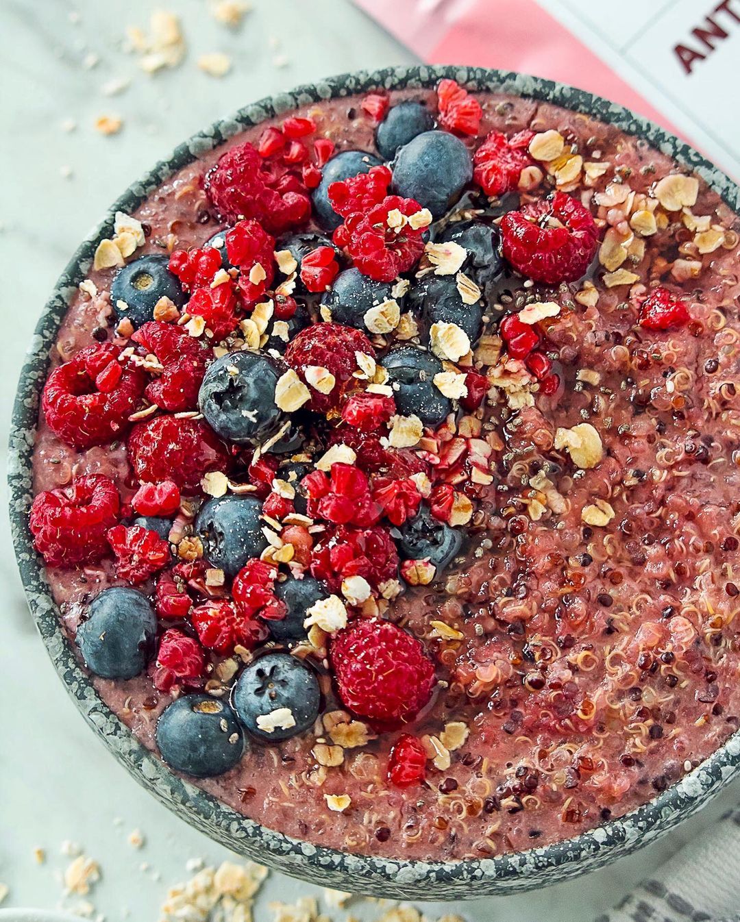 Delicious Antioxidant Quinoa Breakfast Porridge