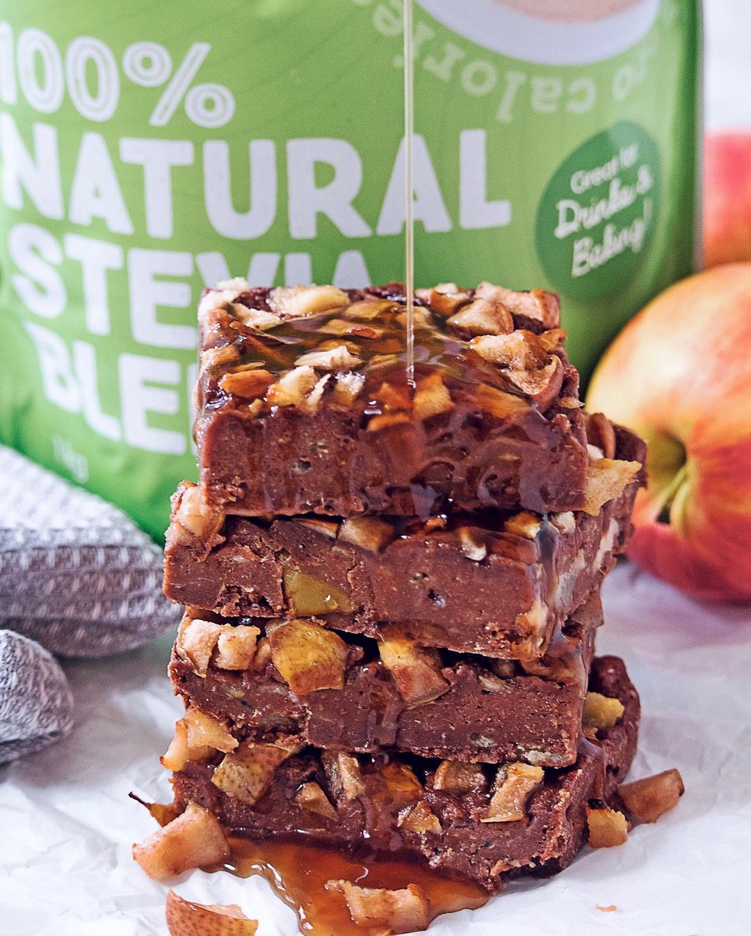 Naturally Sweet Fudgy Apple Brownies