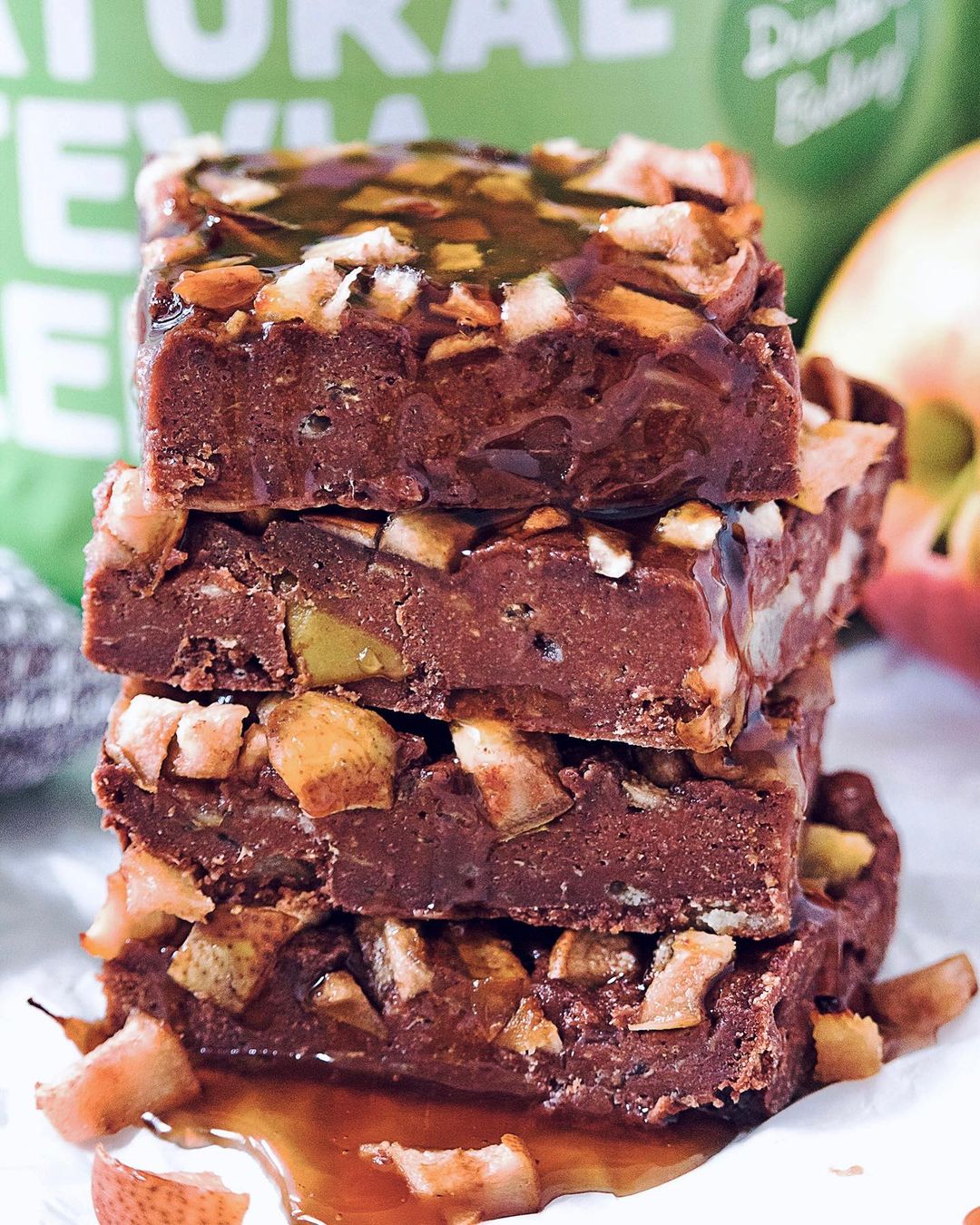 Naturally Sweet Fudgy Apple Brownies