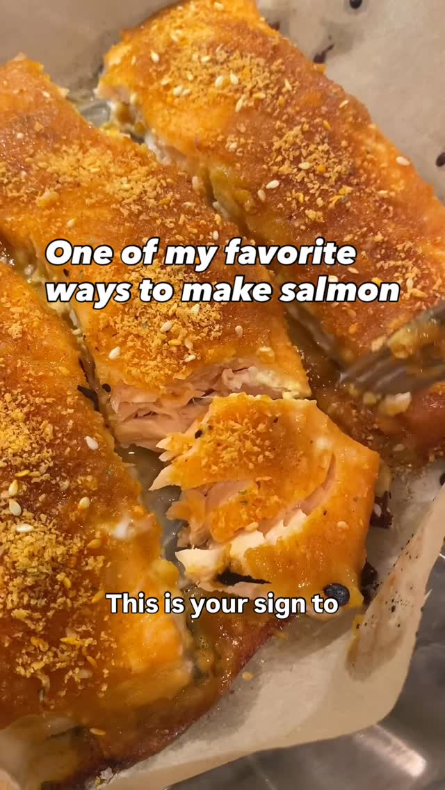 Baked Salmon with Miso Marinade and Panko Crust