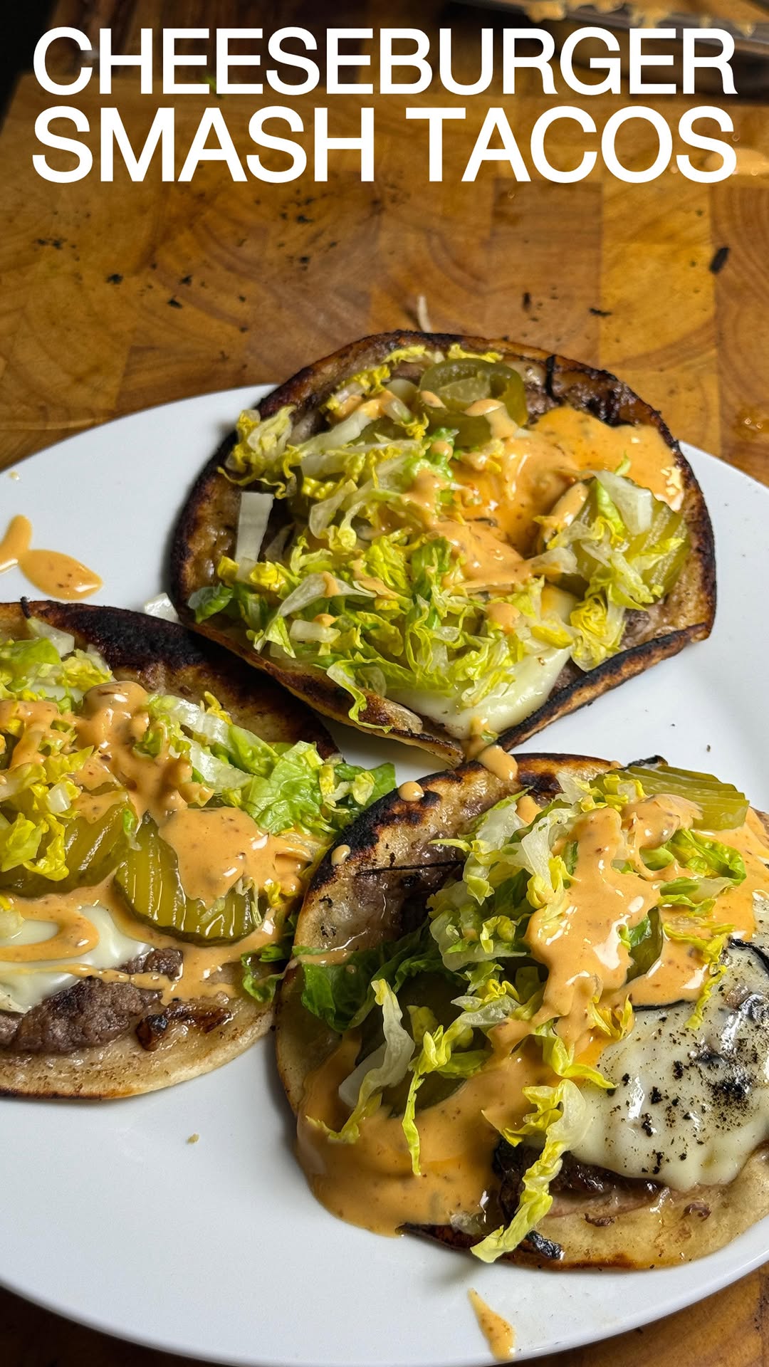 Quick Cheese Burger Tacos
