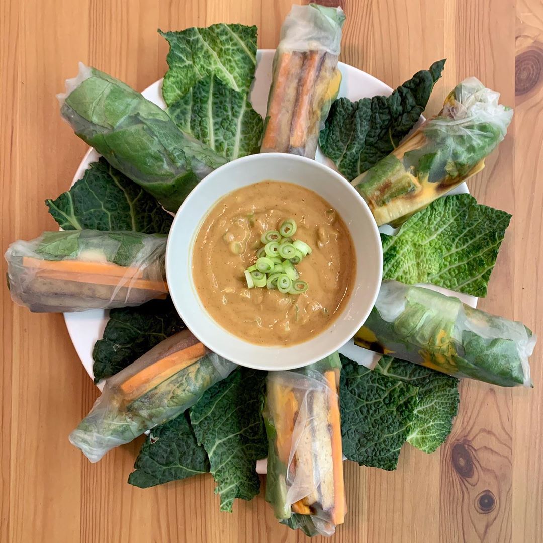 Spicy Peanut Sauce for Summer Rolls