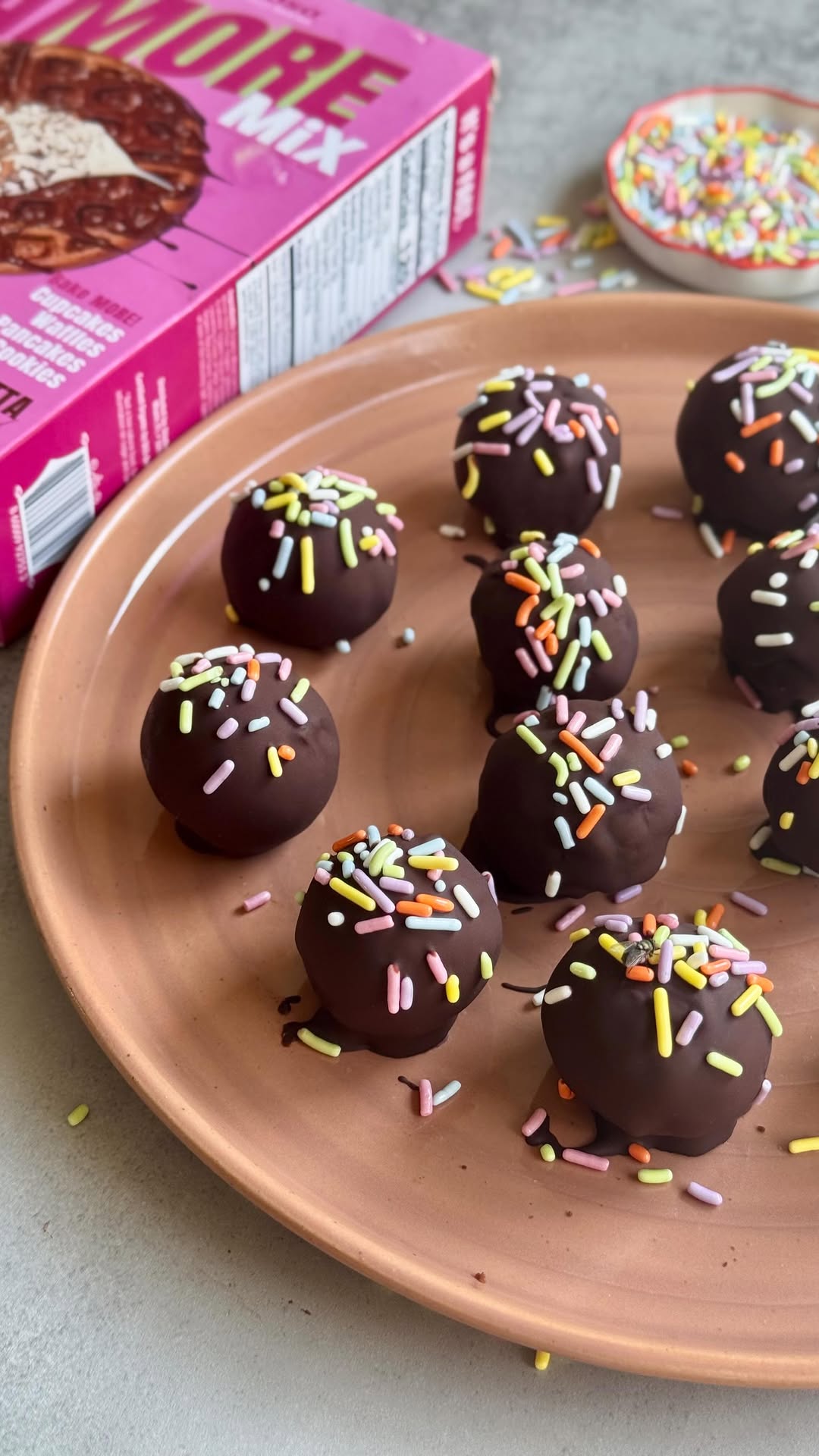Brownie Batter Protein Balls
