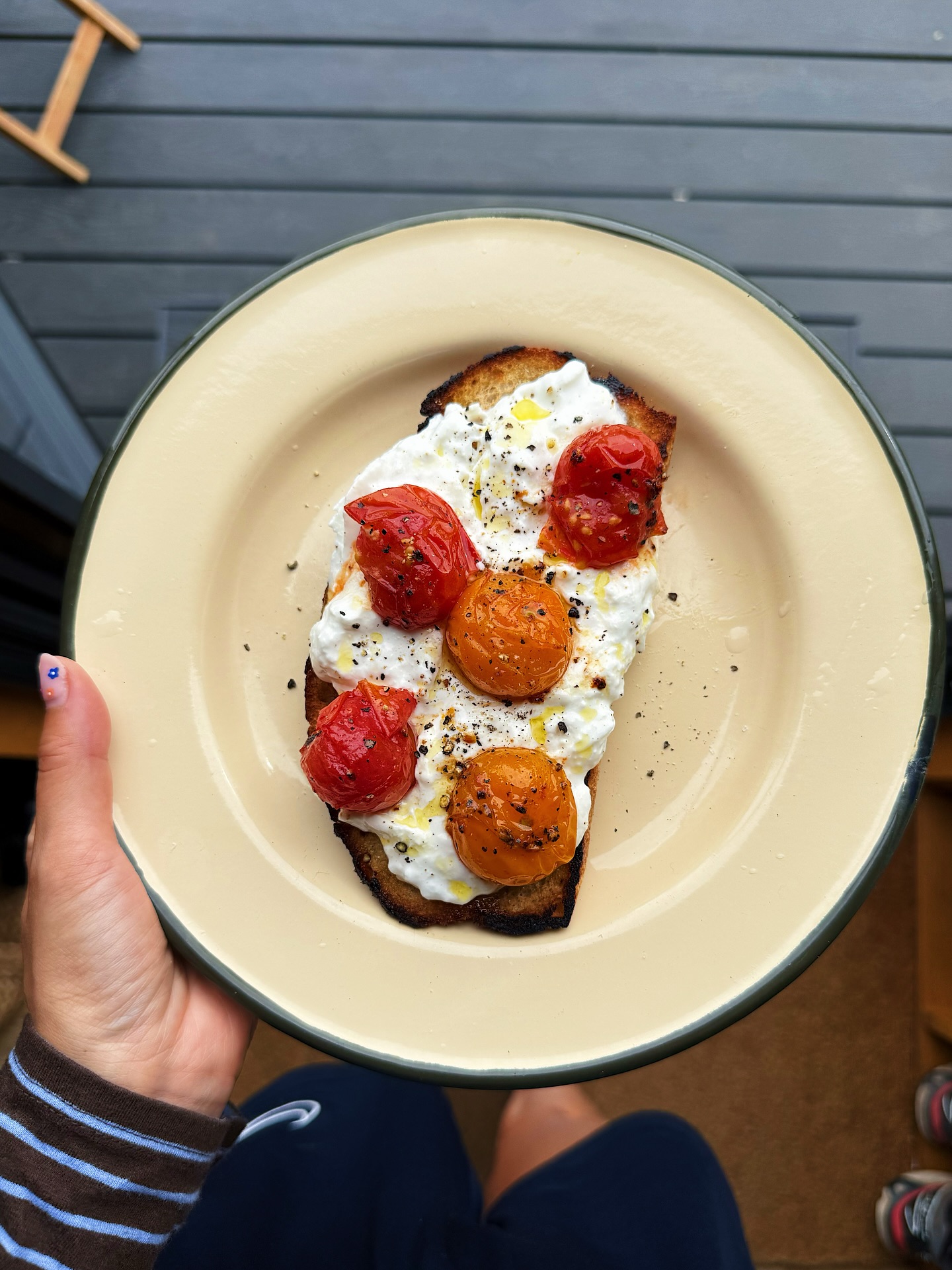 Tomato and Burrata Toast