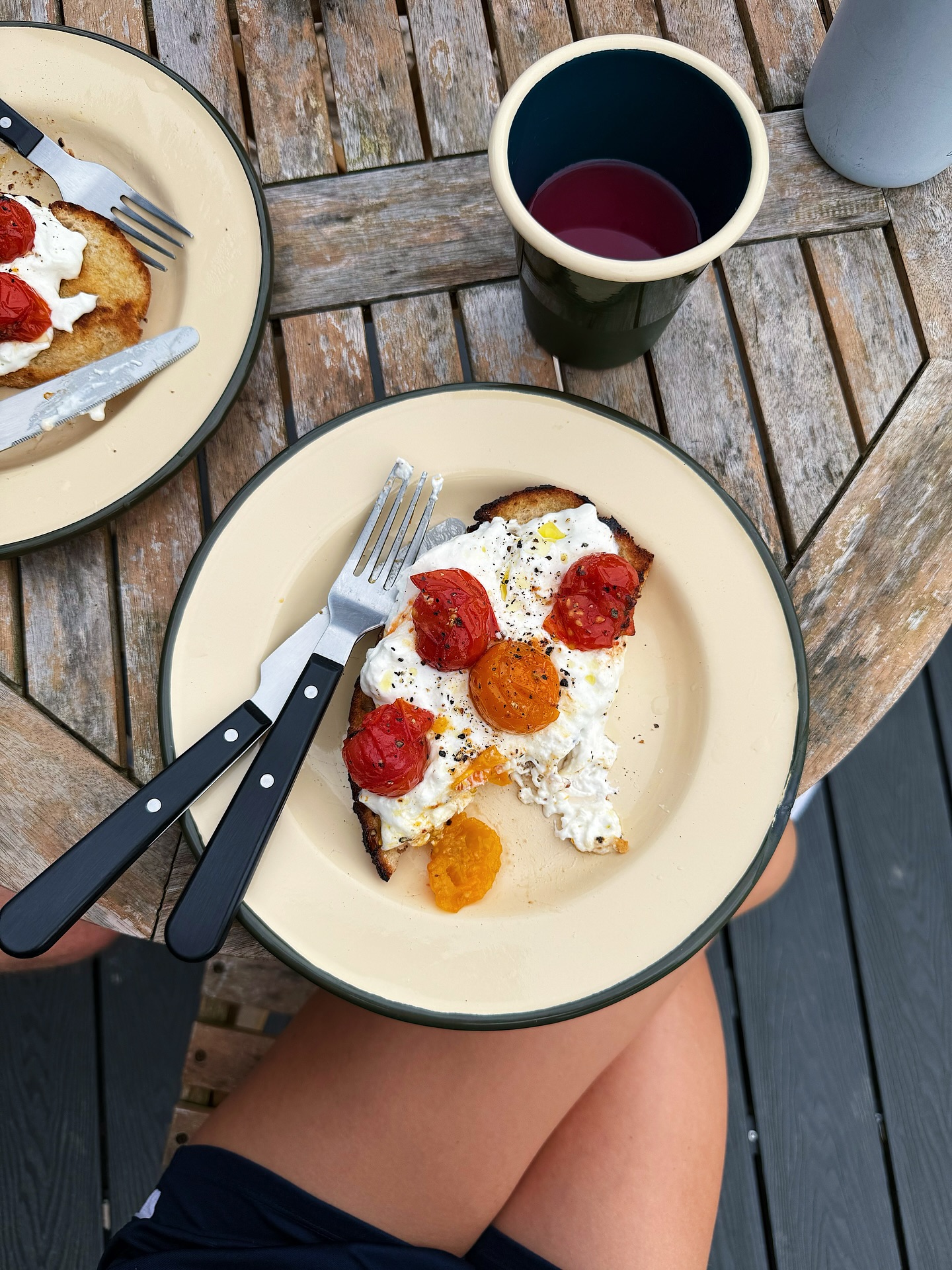 Tomato and Burrata Toast