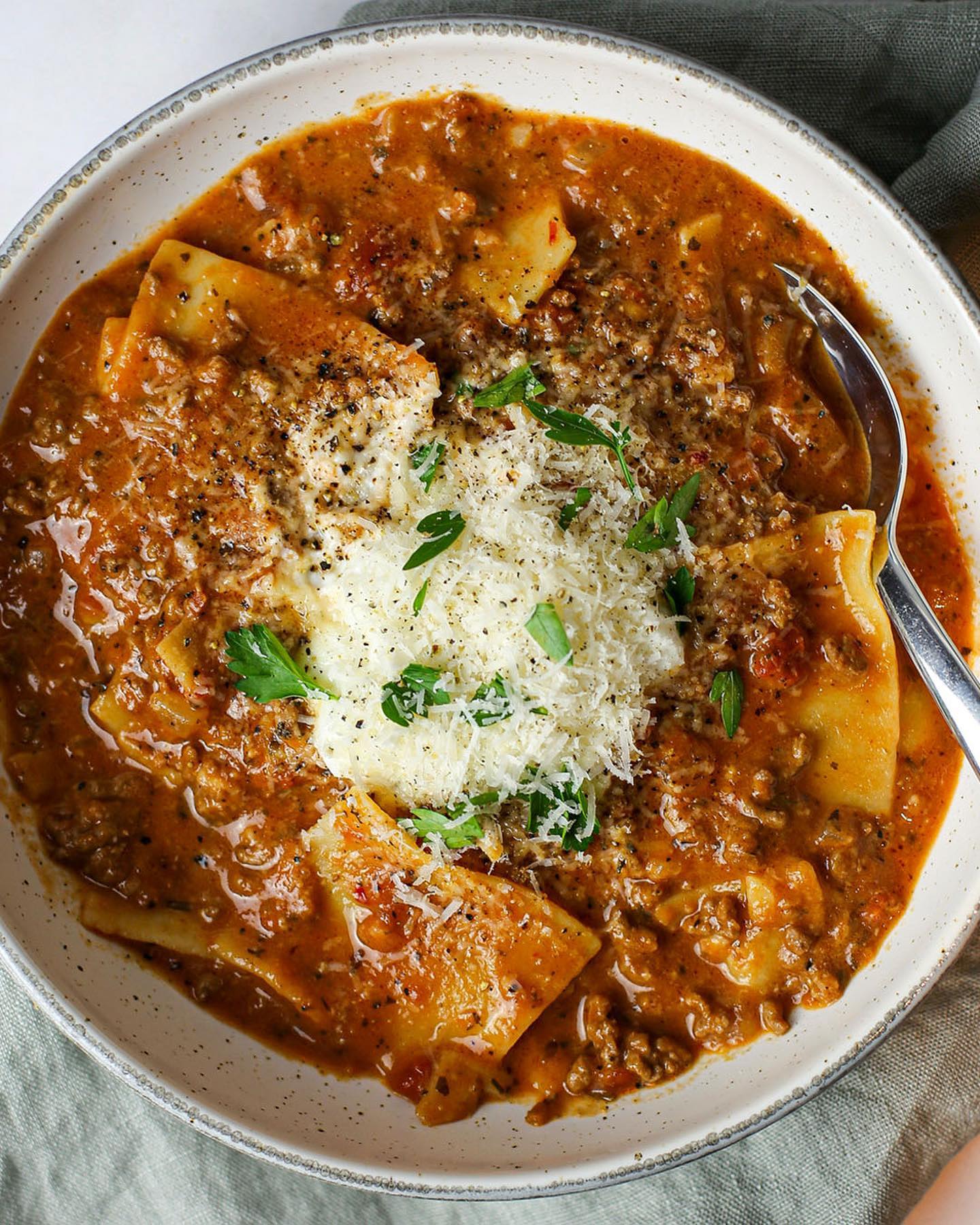 Hearty Lasagne Ragù Bowl
