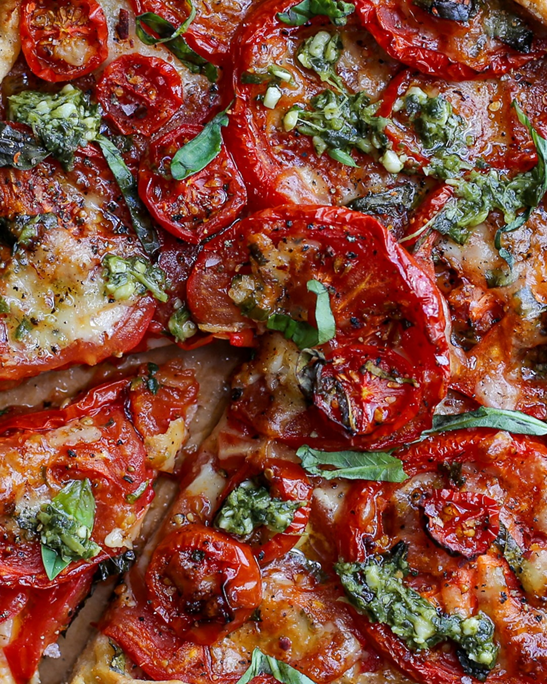 Savory Tomato Basil Galette