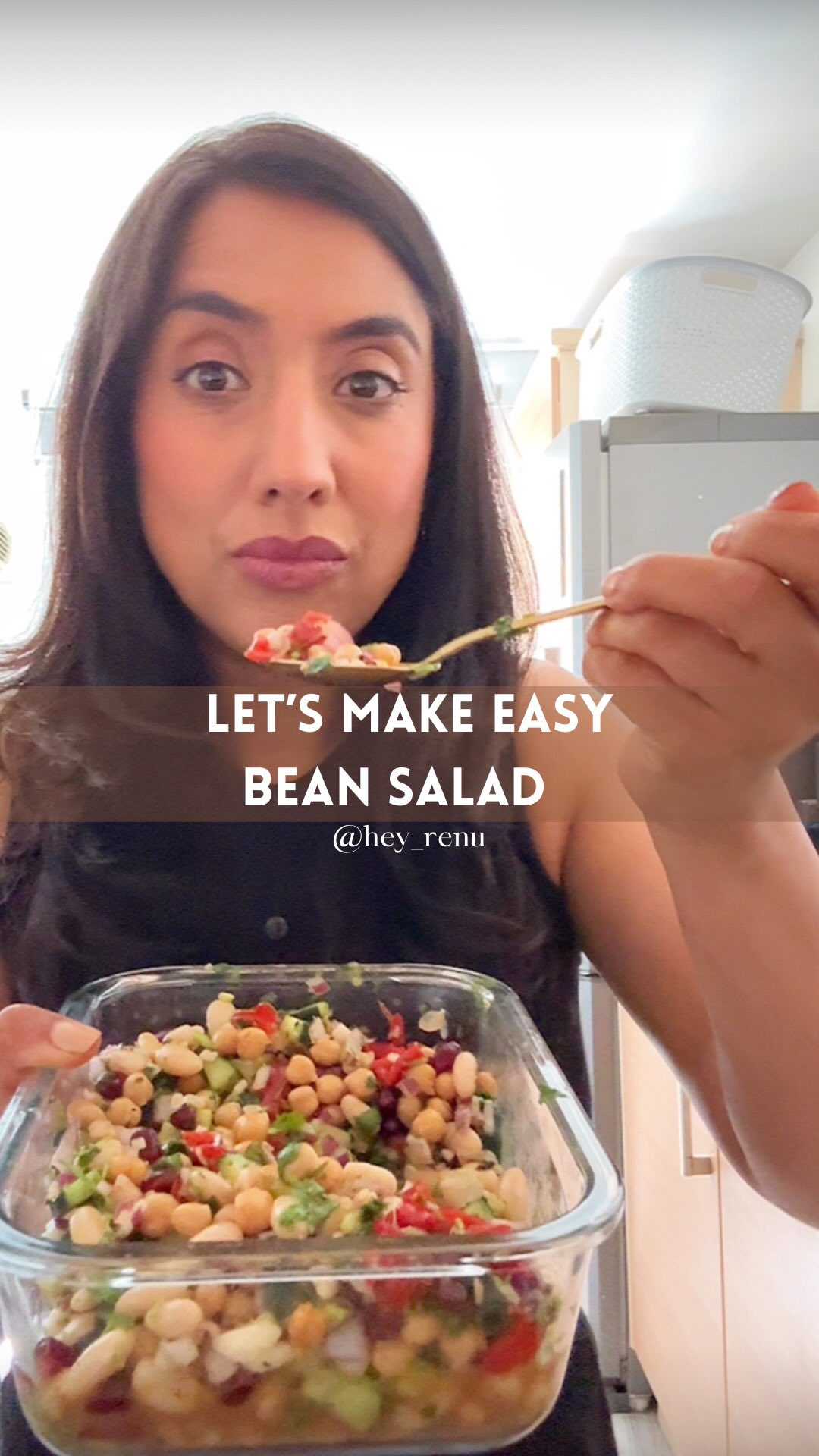Dense Bean Salad with Protein and Crunch