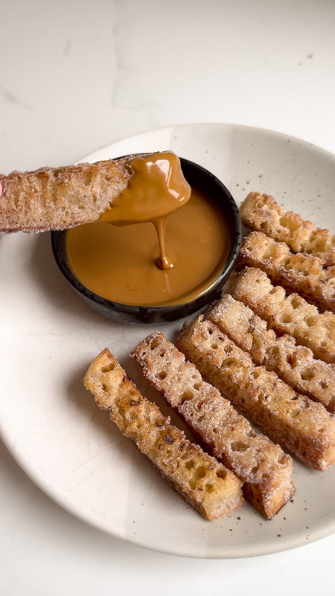Super Easy Crumpet Churros