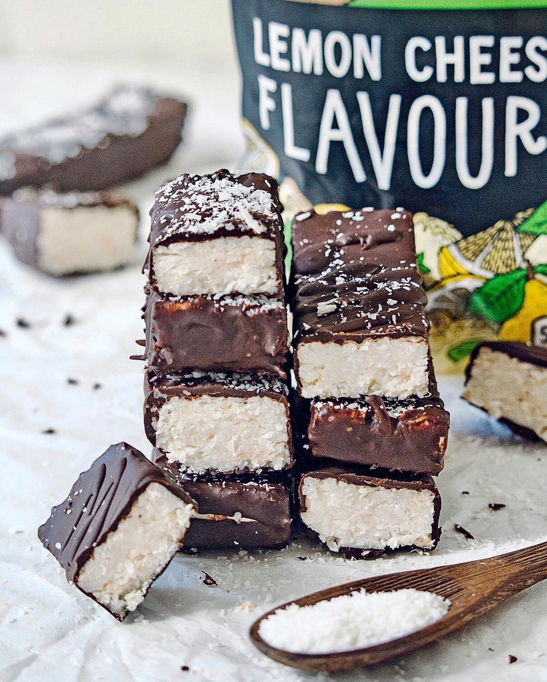 Homemade Protein Bounty Bars