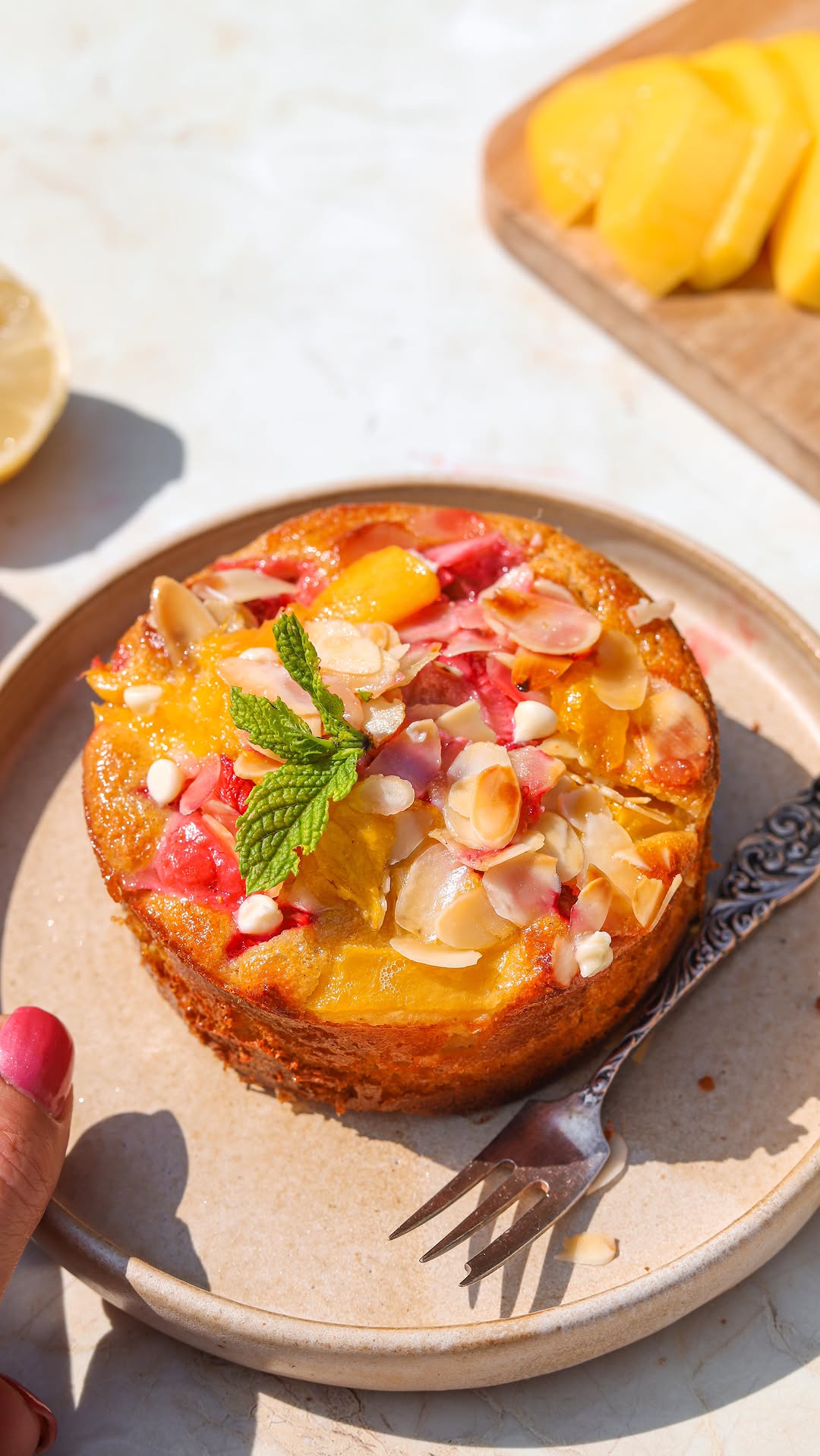 Strawberry Mango Breakfast Tarts