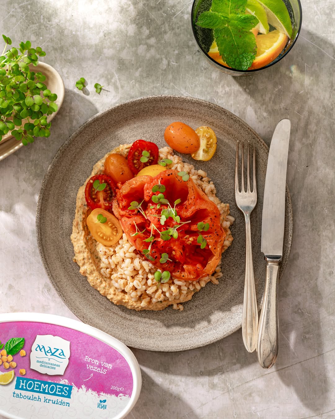 Baked Coeur De Boeuf Tomato Salad