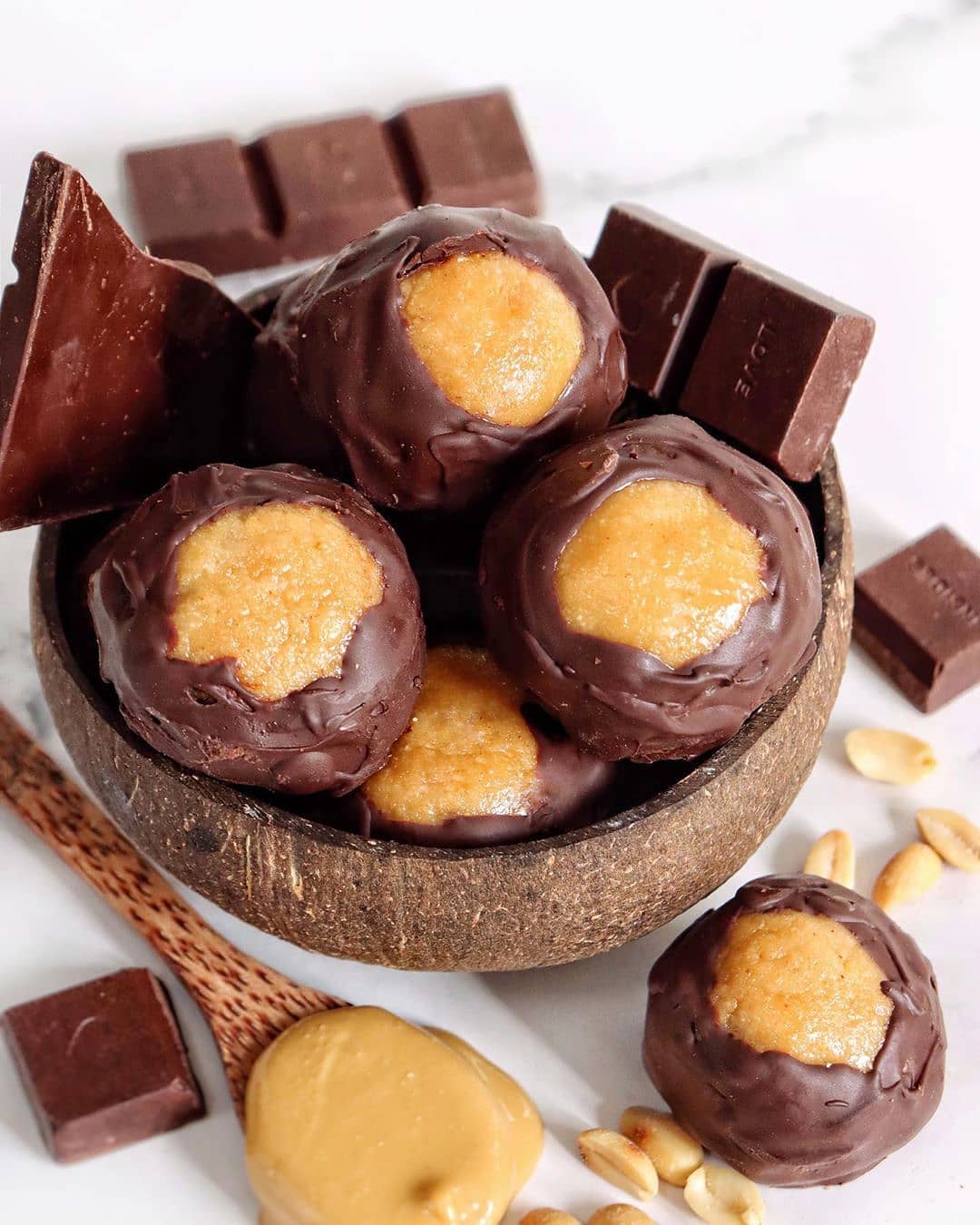 Vegan Gluten-Free No-Bake Buckeyes Dessert