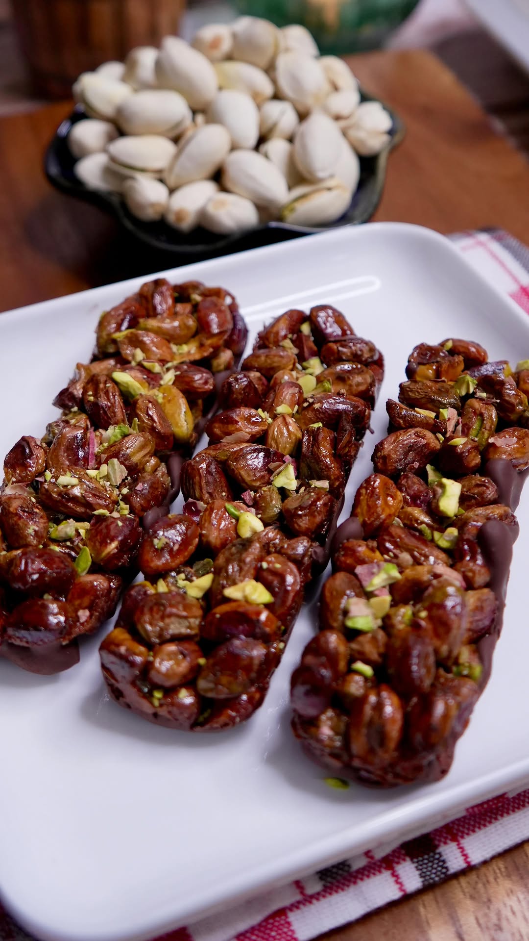 Protein Packed Crunchy Pistachio Bars