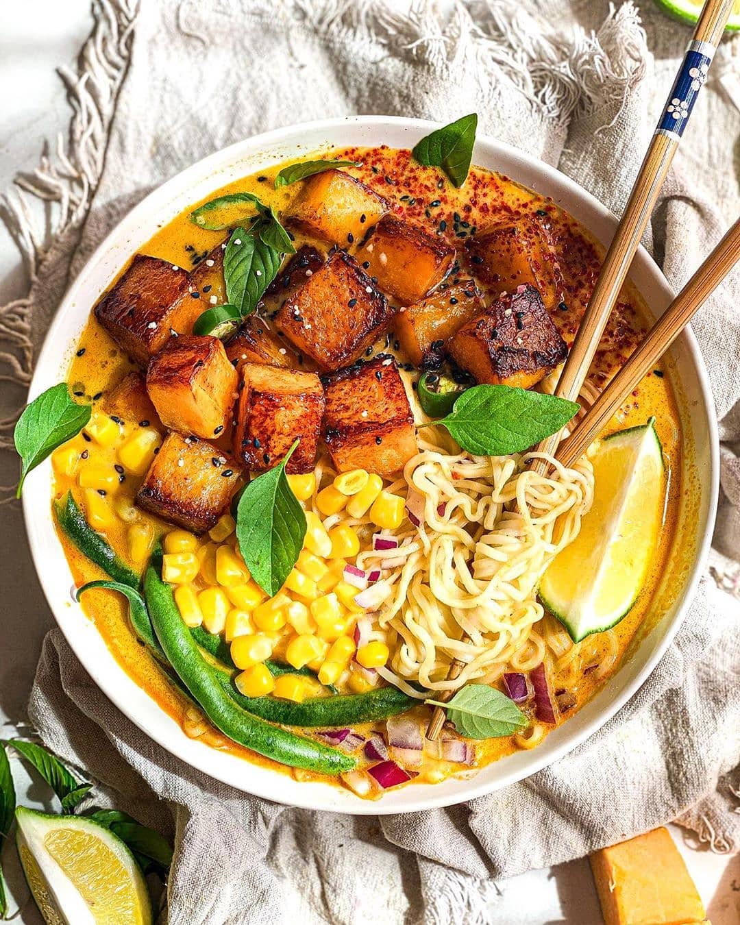Pumpkin Curry Ramen